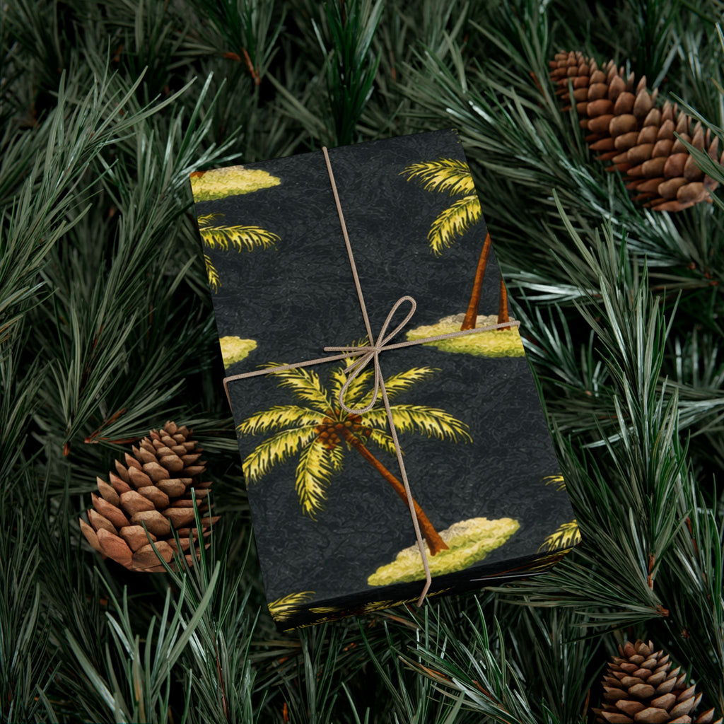 Gift Wrap Paper — Tropical palm islands