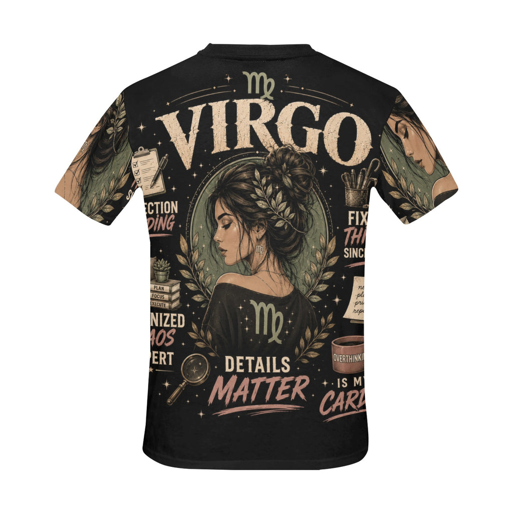 AOP T-Shirt - Virgo - perfection in progress Men's All Over Print Crew Neck T-Shirt(T40-2)