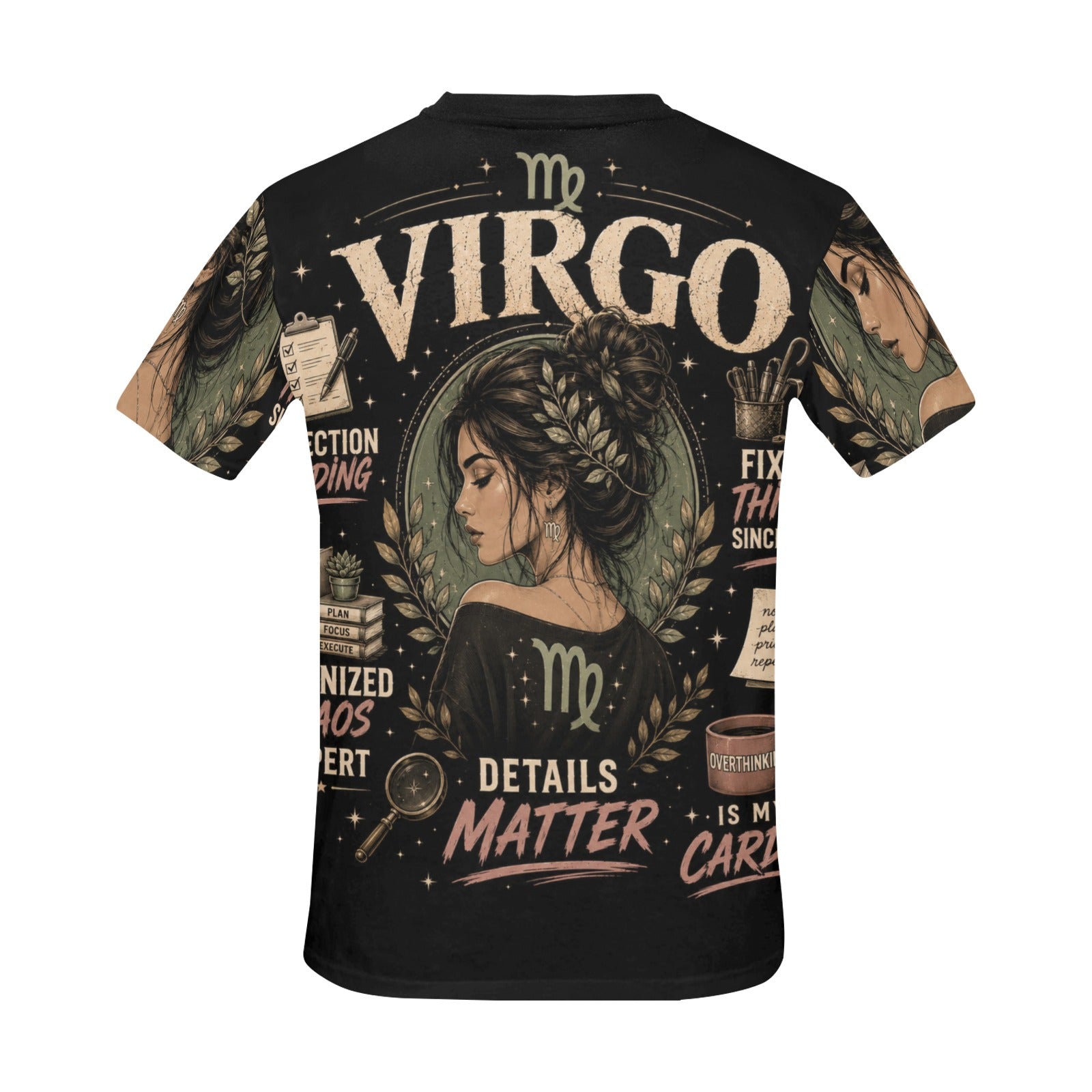 AOP T-Shirt - Virgo - perfection in progress Men's All Over Print Crew Neck T-Shirt(T40-2)