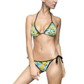 Lemon Watercolor Triangle Bikini