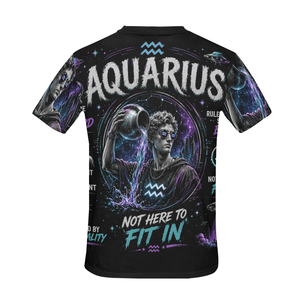 AOP T-Shirt - Aquarius - embrace the cosmic difference Men's All Over Print Crew Neck T-Shirt(T40-2)