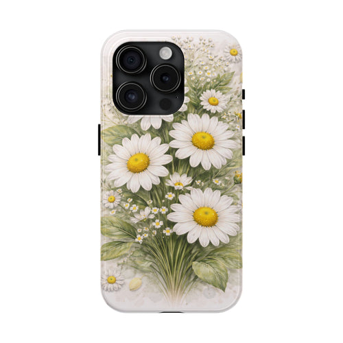 Daisy Bouquet Tough Phone Case — Delicate Floral Protection
