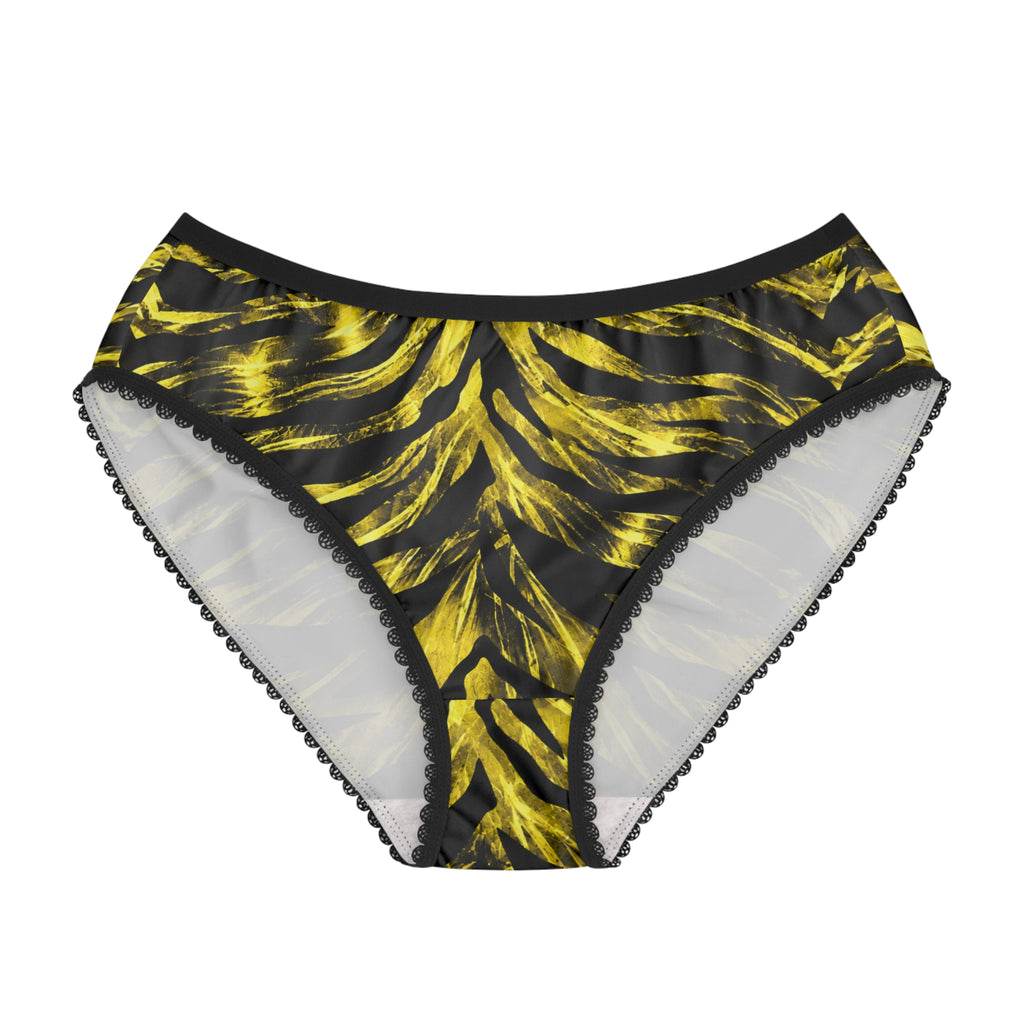 Women's Briefs — Metallic tiger-stripe