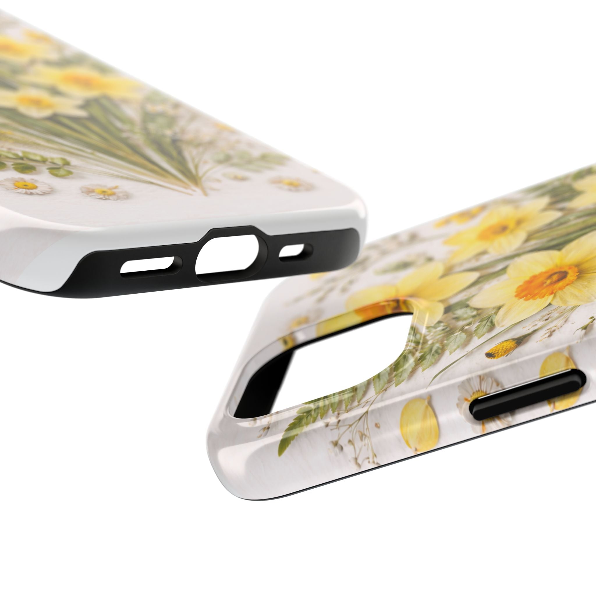 Daffodil Spring Floral Phone Case — Tough Protective Phone Case