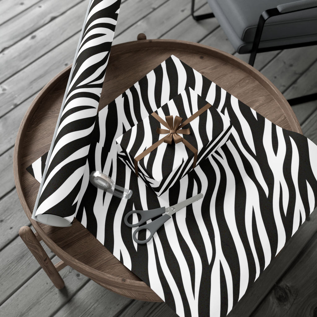 Gift Wrap Paper — Zebra-stripe pattern