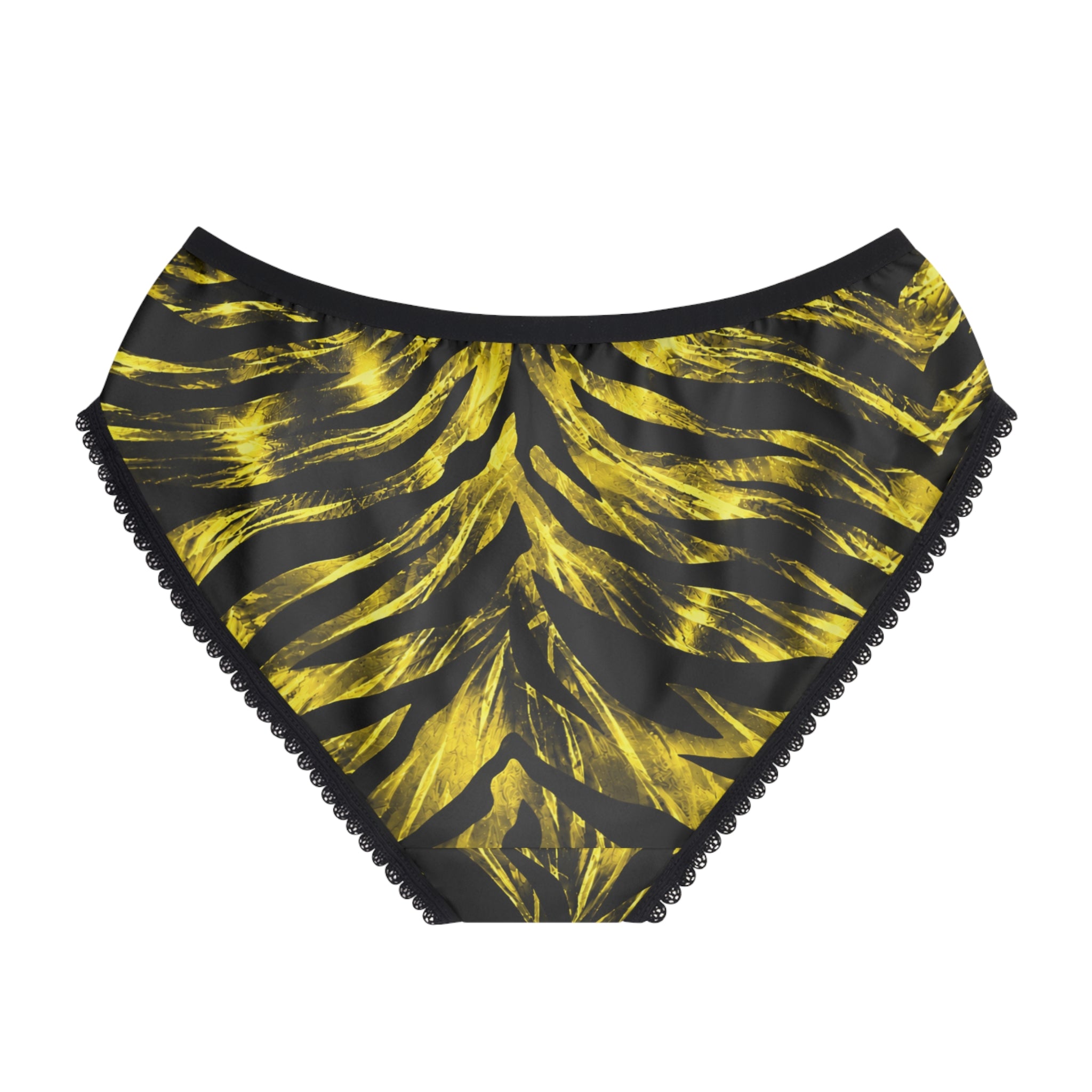 Women's Briefs — Metallic tiger-stripe
