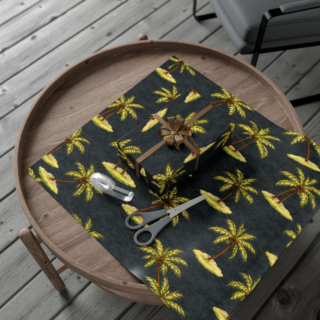 Gift Wrap Paper — Tropical palm islands