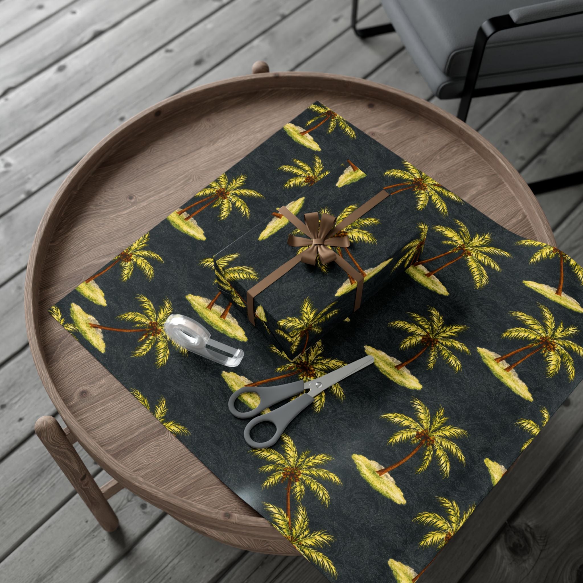 Gift Wrap Paper — Tropical palm islands