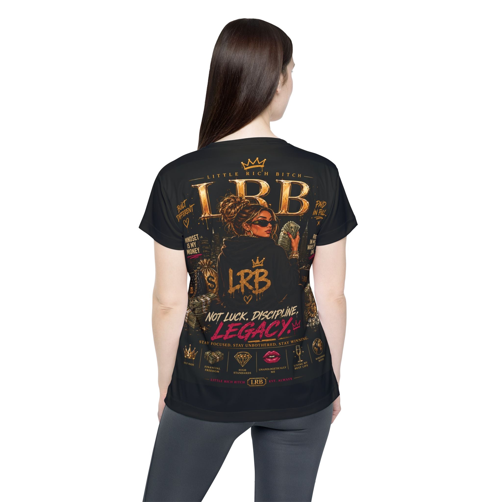 Little Rich Bitch Women's Sports Jersey — Luxery Money & Legacy