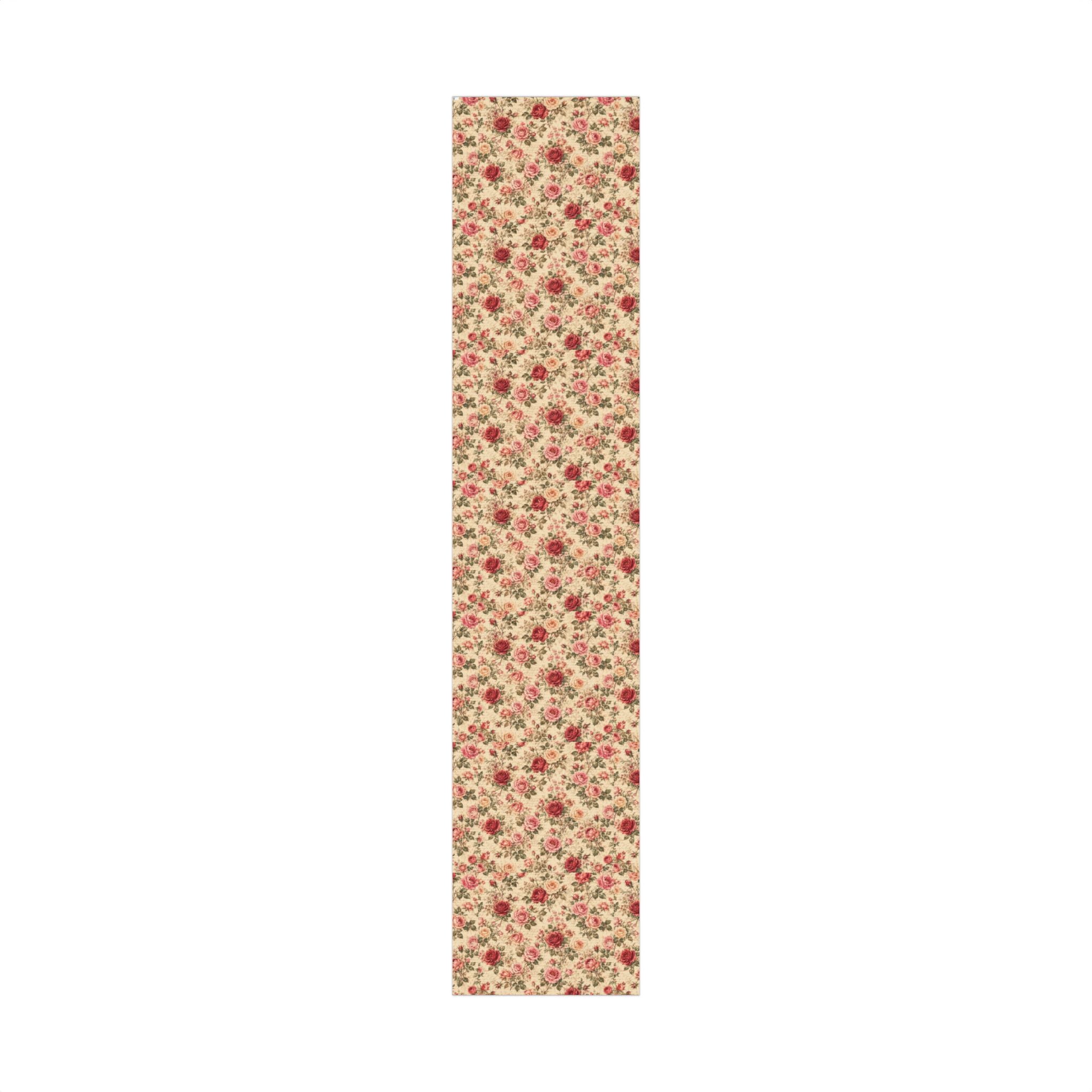 Gift Wrap Paper — Vintage rose floral Romantic Shabby Chic Wrapping Sheets