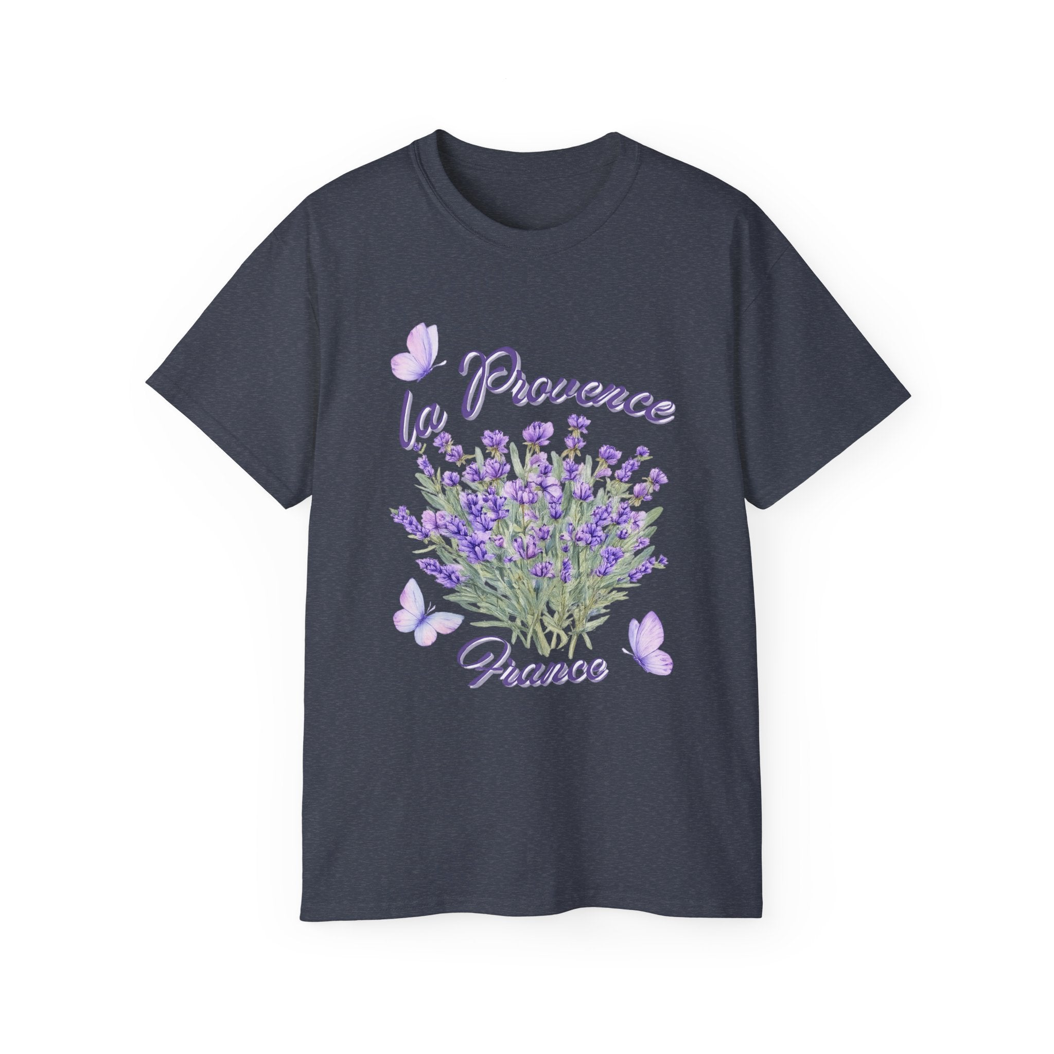 Lavender Bouquet Tee — "La Provence France" Floral T-Shirt