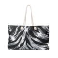 Swirling Zebra Weekender Bag — Bold Safari Travel Tote