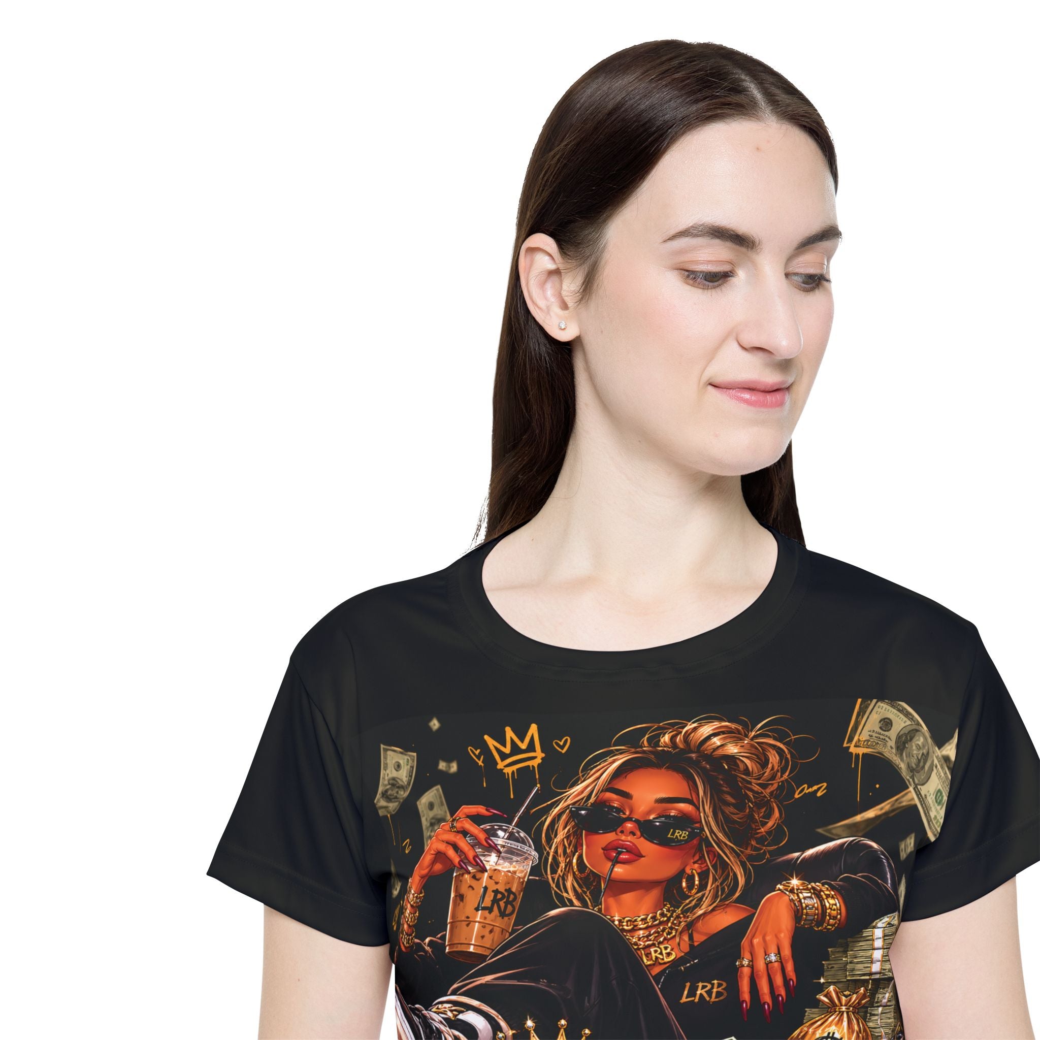 Little Rich Bitch Women's Sports Jersey — Luxery Money & Legacy