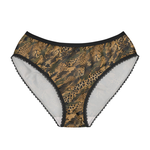 Women's Briefs — Cheetah camouflage
