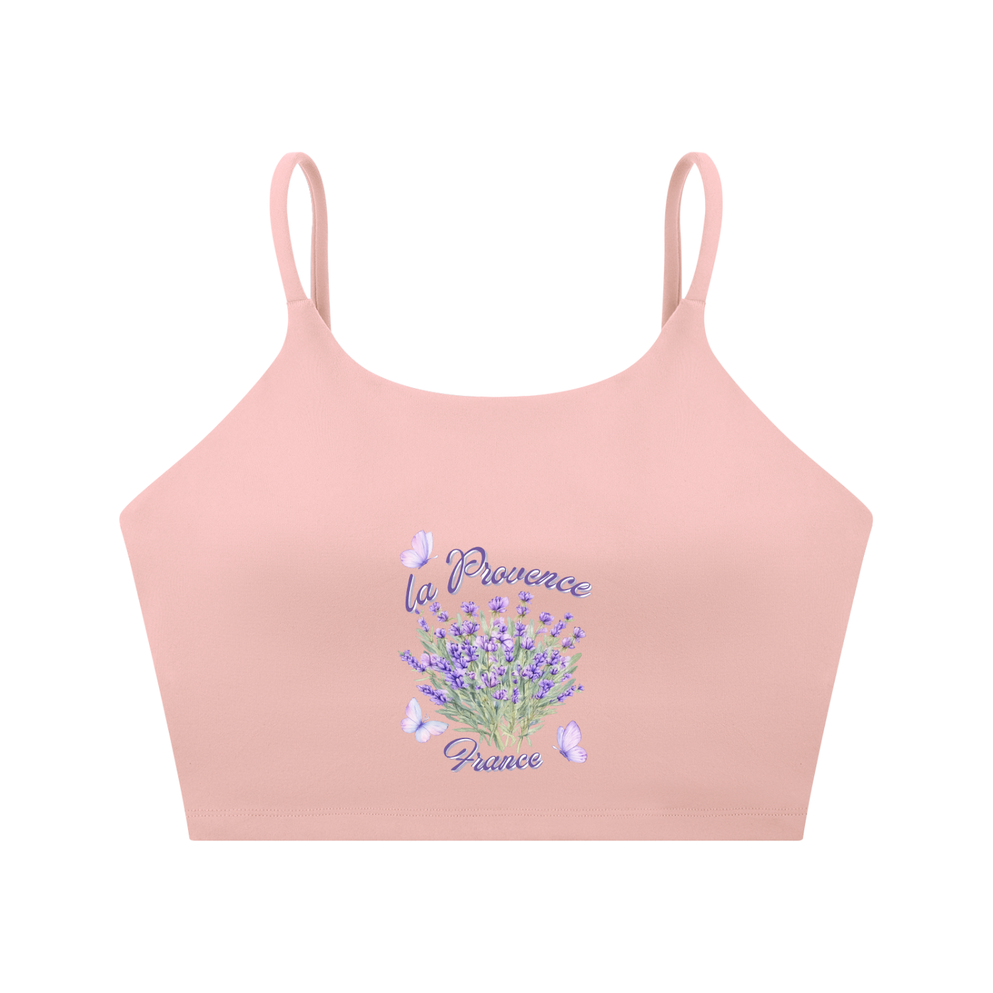 Spaghetti Strap Yoga Sports Bra - La Provence - France