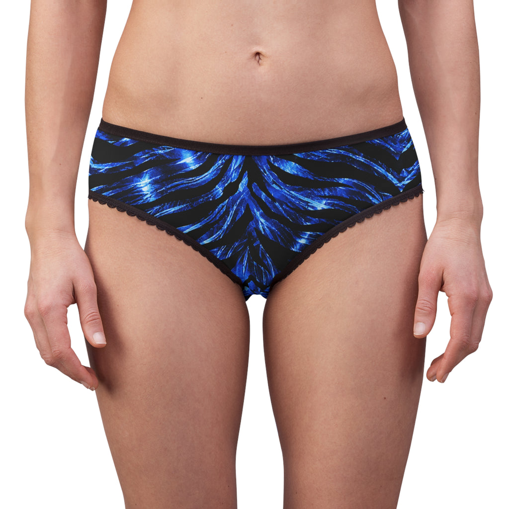 Women's Briefs — Electric zebra glow
