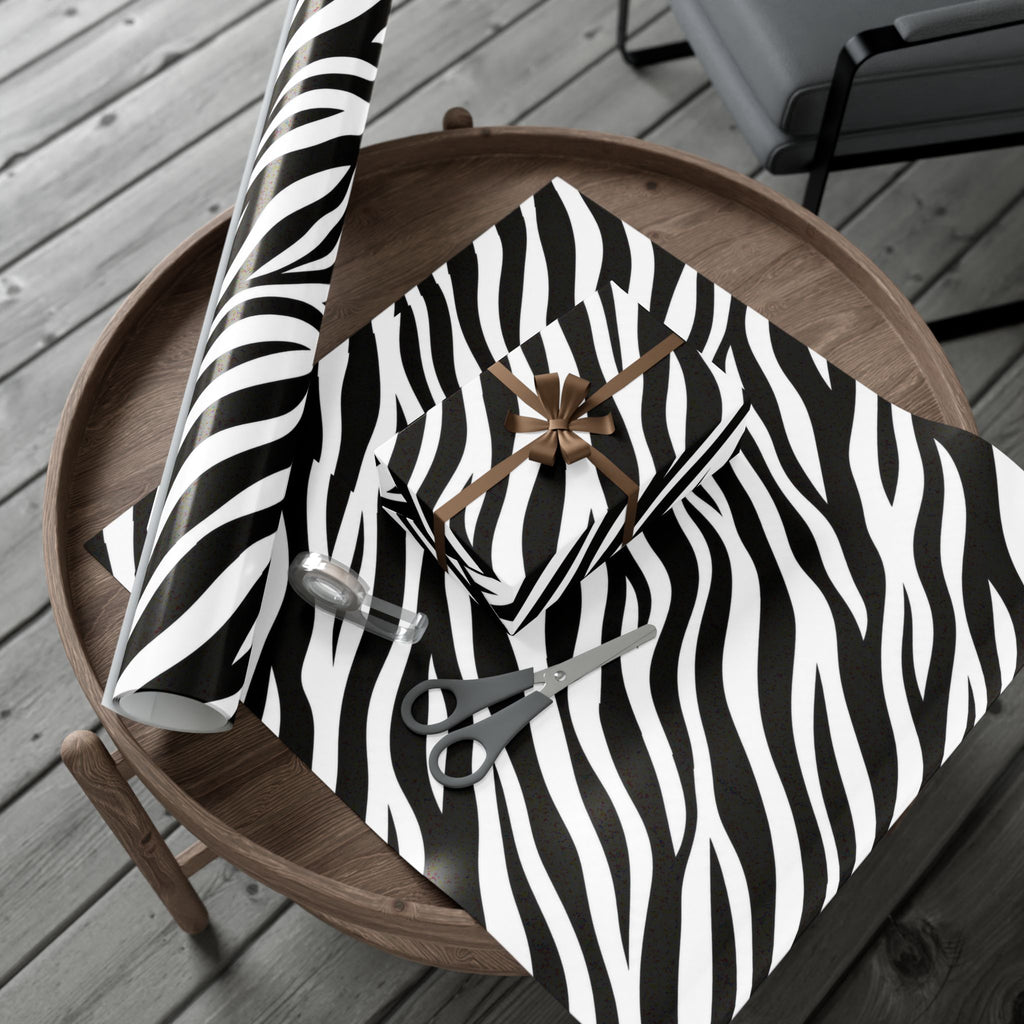 Gift Wrap Paper — Zebra-stripe pattern