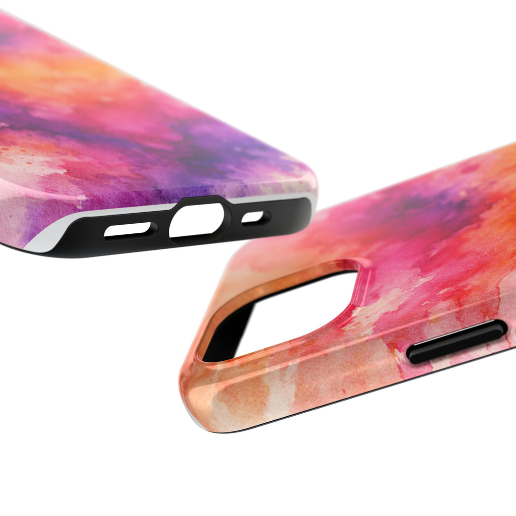 Vibrant Watercolor Blend Tough Phone Case