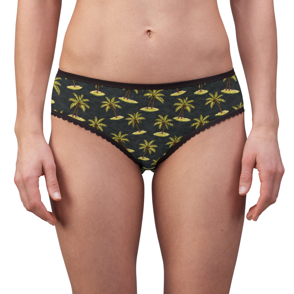 Women's Briefs — Tropical palm islands