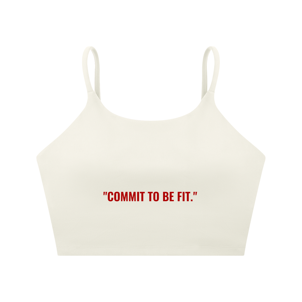 Spaghetti Strap Yoga Sports Bra