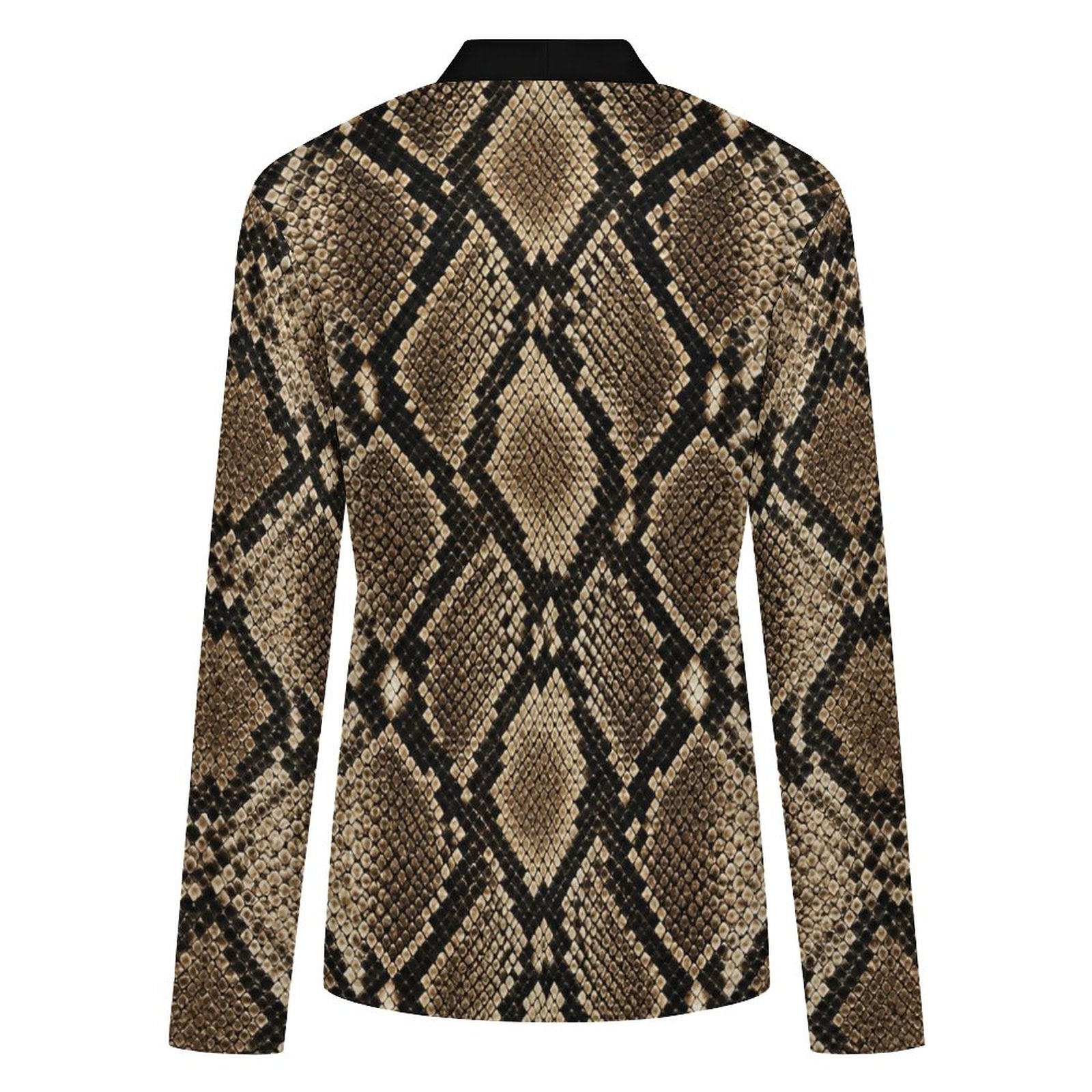 170gsm Women's Lightweight Cardigan(All-Over Printing) - Snake skin Pattern