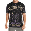 AOP T-Shirt - Scorpio - deep waters run dark Men's All Over Print Crew Neck T-Shirt(T40-2)