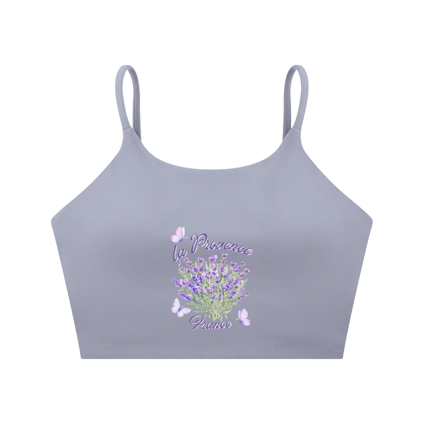 Spaghetti Strap Yoga Sports Bra - La Provence - France
