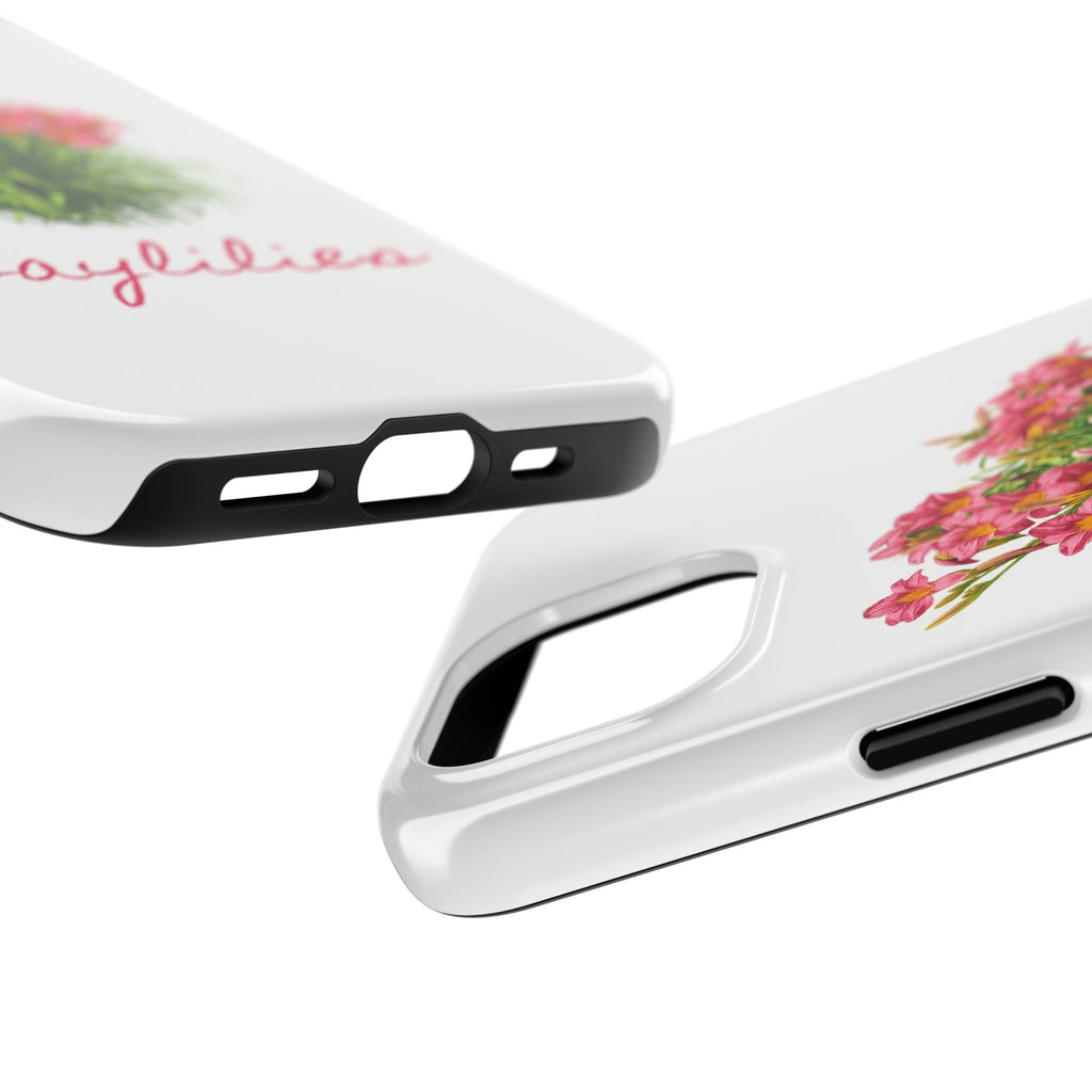 Tough Phone Case — Lush pink daylilies in bloom