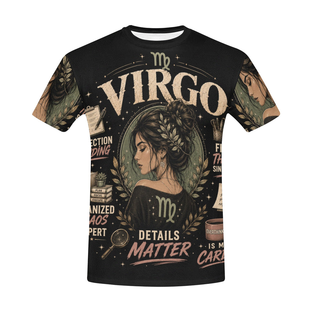 AOP T-Shirt - Virgo - perfection in progress Men's All Over Print Crew Neck T-Shirt(T40-2)
