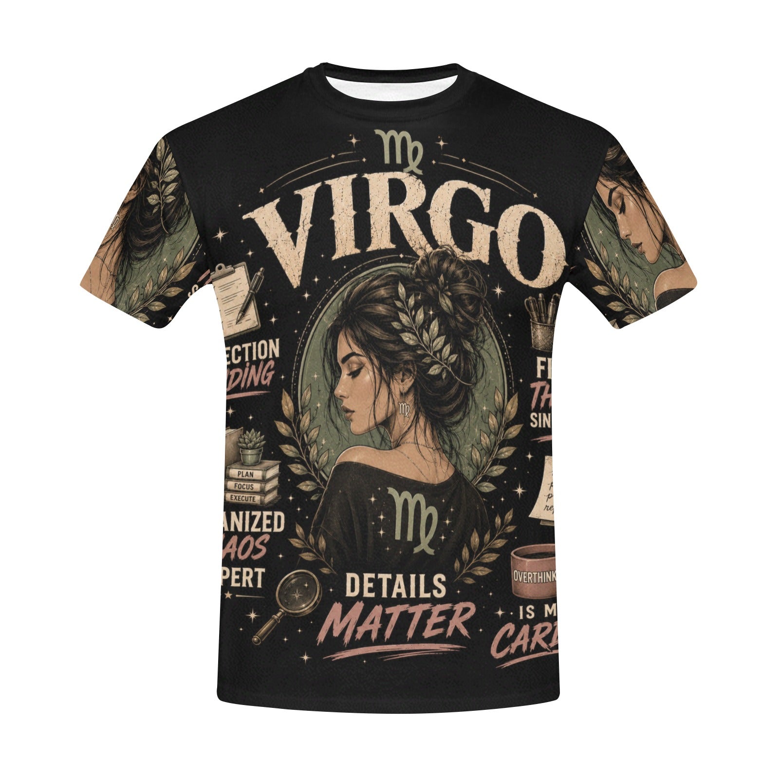 AOP T-Shirt - Virgo - perfection in progress Men's All Over Print Crew Neck T-Shirt(T40-2)