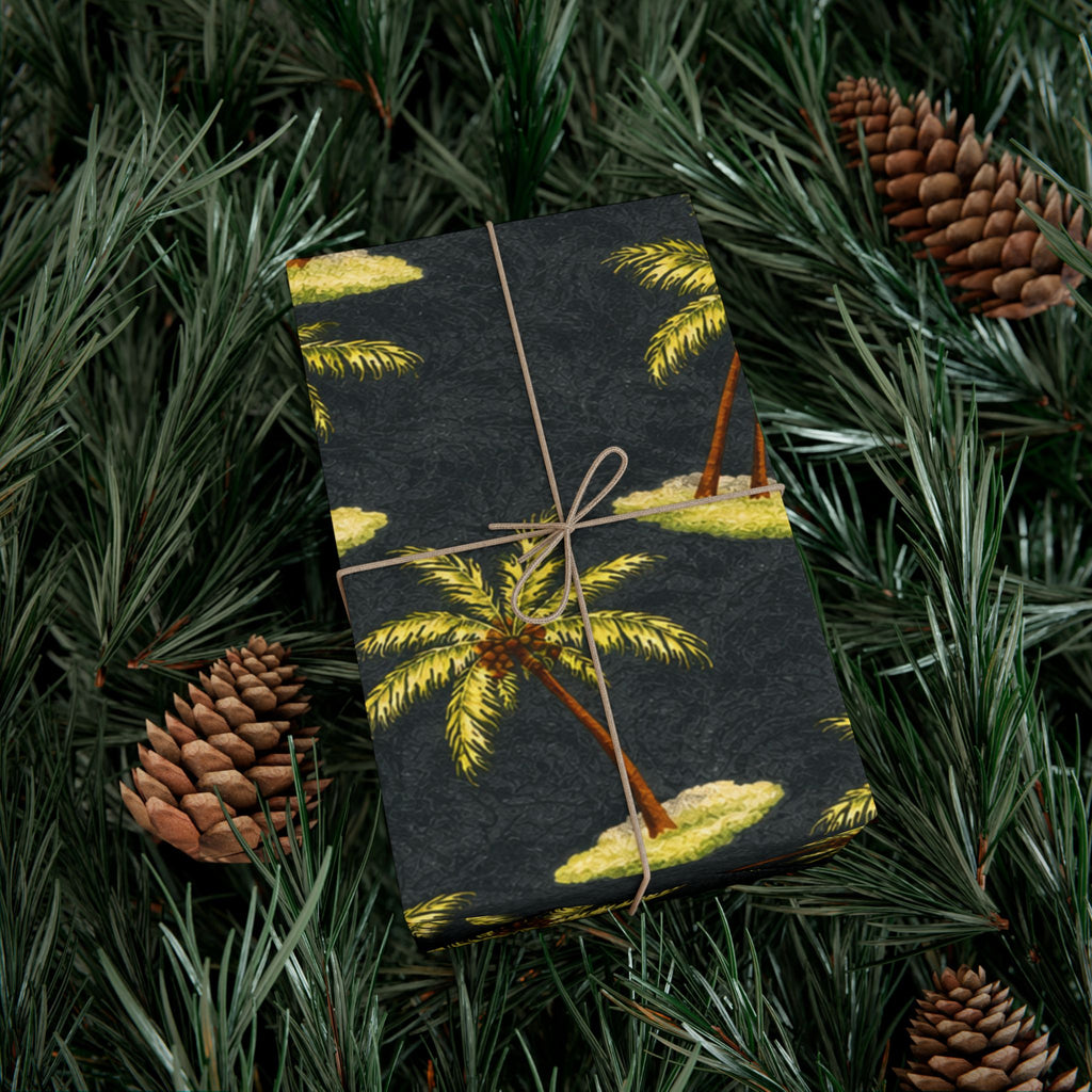 Gift Wrap Paper — Tropical palm islands