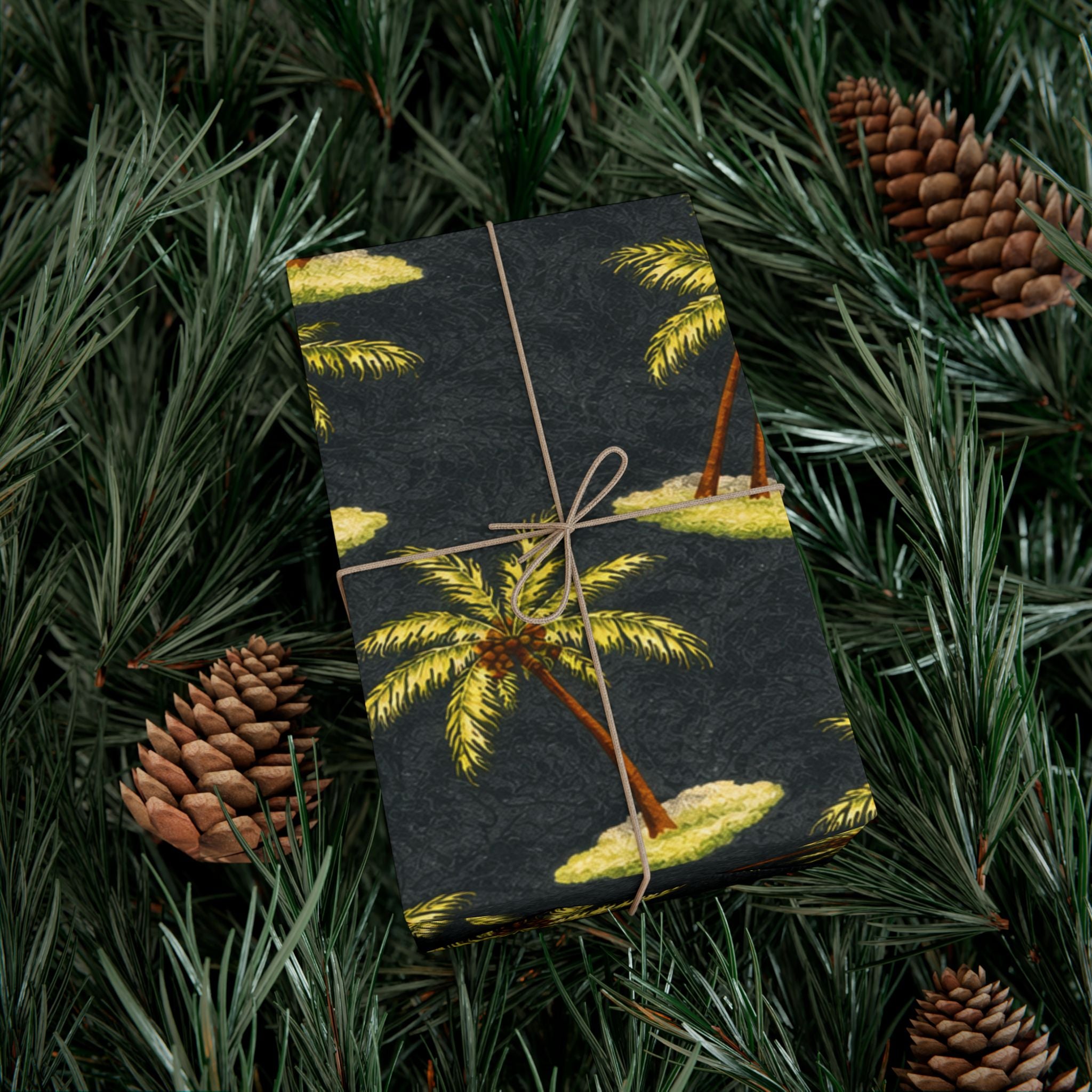 Gift Wrap Paper — Tropical palm islands