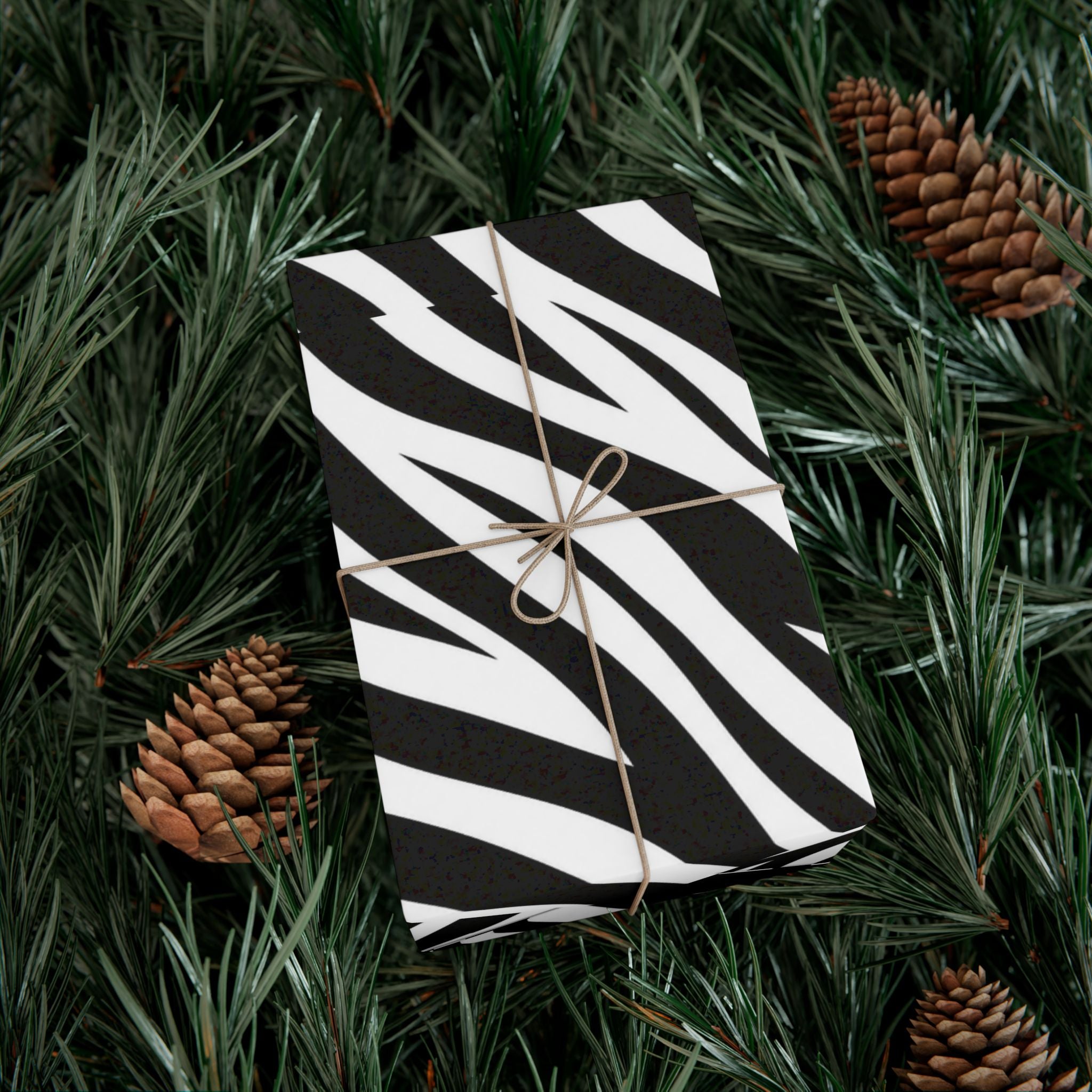Gift Wrap Paper — Zebra-stripe pattern