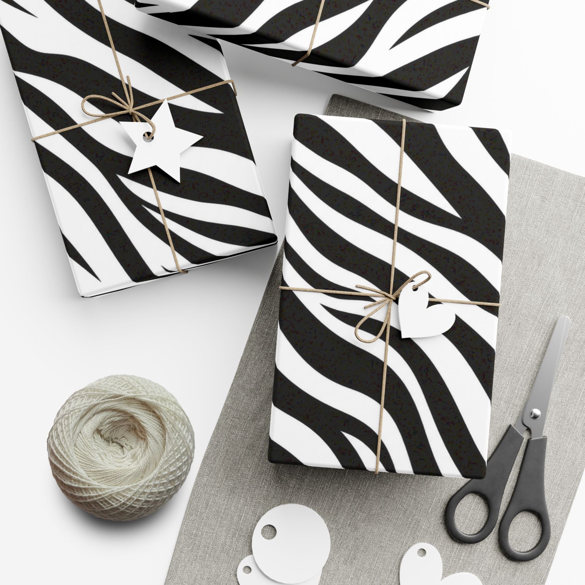 Gift Wrap Paper — Zebra-stripe pattern