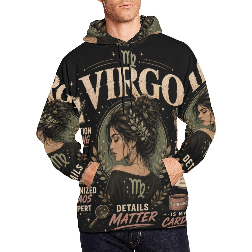 AOP Hoodie - Virgo - perfection in progress Men's All Over Print Hoodie (USA Size) (Model H13)