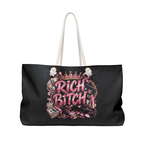 Little Rich Bitch Profile Weekender Bag — Bold Young, Sexy, Independent Travel Tote