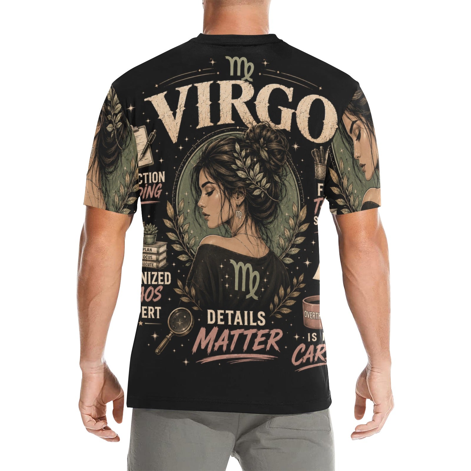 AOP T-Shirt - Virgo - perfection in progress Men's All Over Print Crew Neck T-Shirt(T40-2)