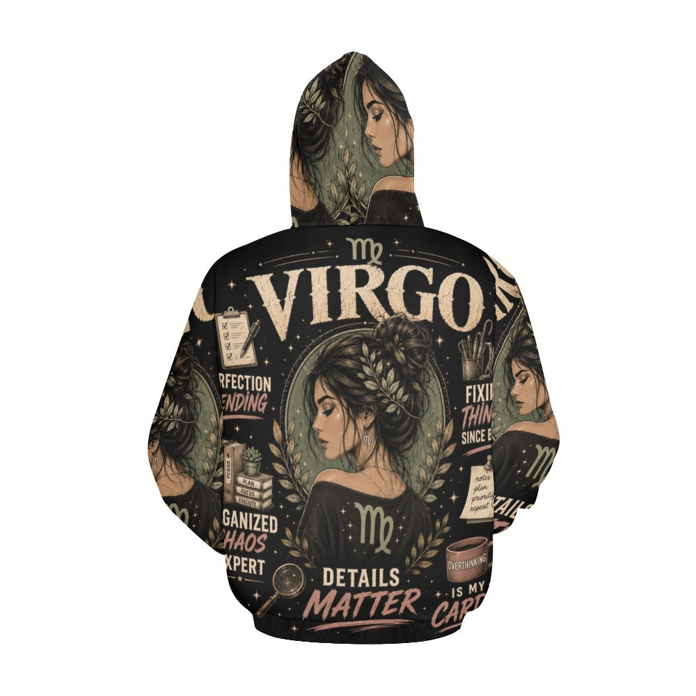 AOP Hoodie - Virgo - perfection in progress Men's All Over Print Hoodie (USA Size) (Model H13)