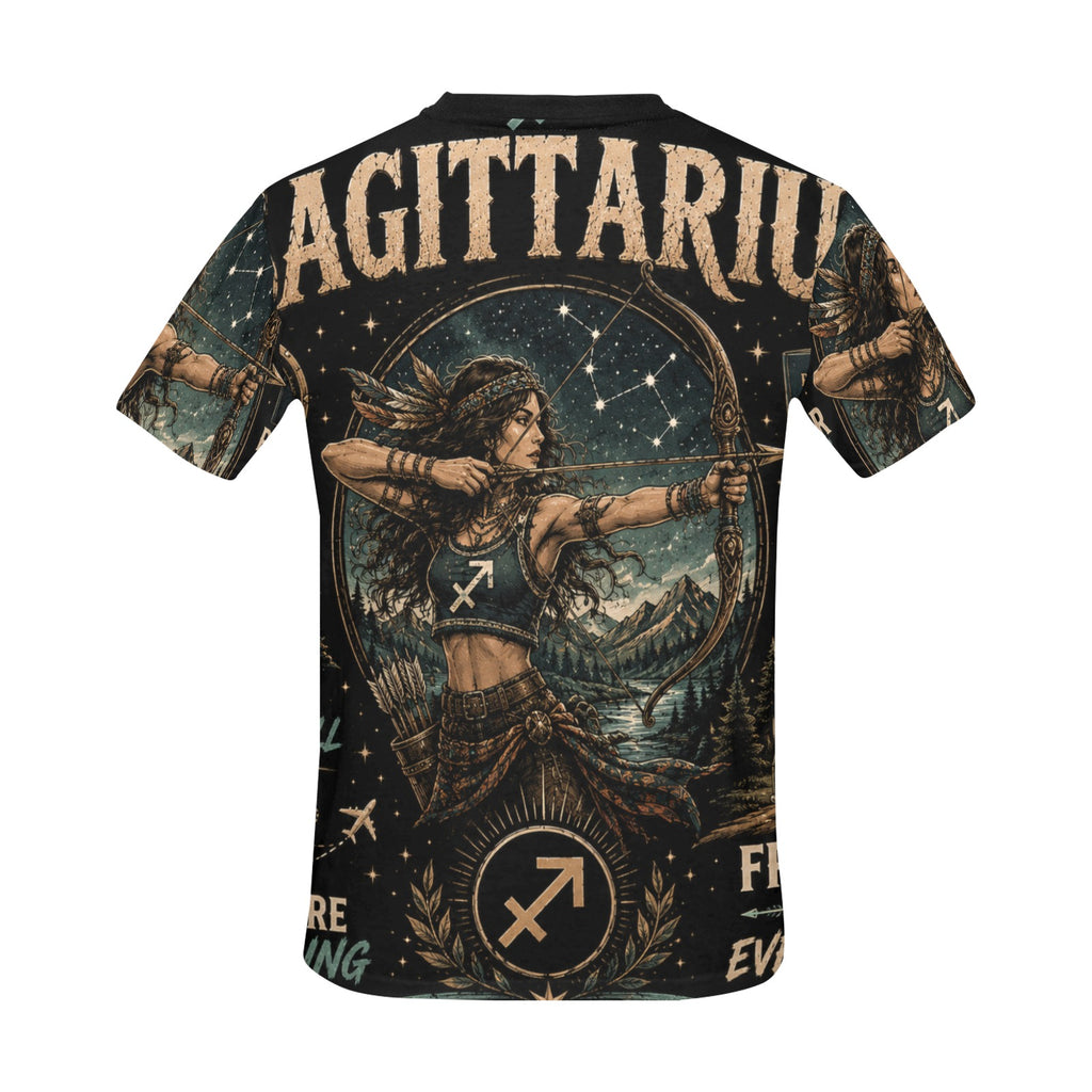 AOP T-Shirt - Sagittarius - adventure and wanderlust Men's All Over Print Crew Neck T-Shirt(T40-2)