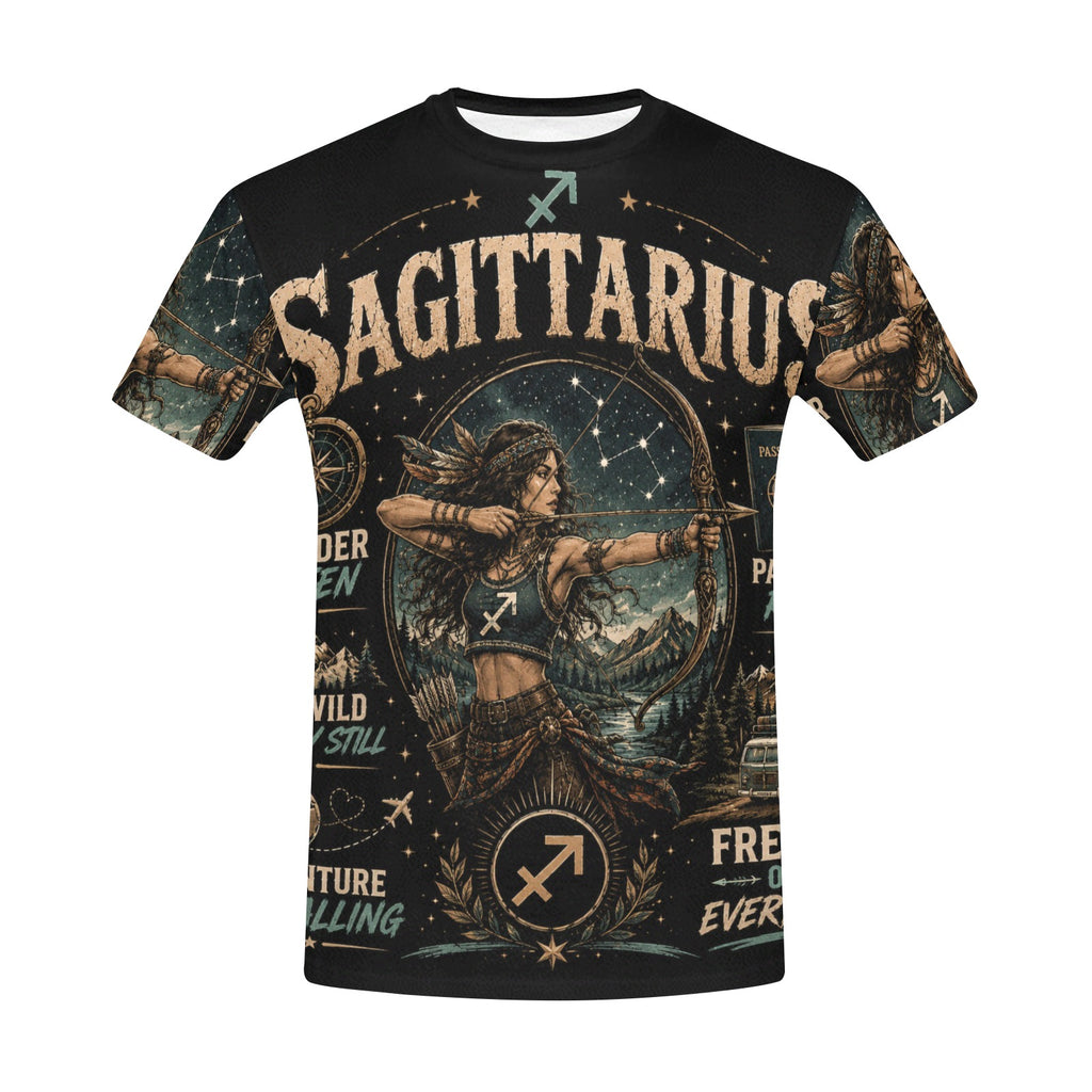 AOP T-Shirt - Sagittarius - adventure and wanderlust Men's All Over Print Crew Neck T-Shirt(T40-2)
