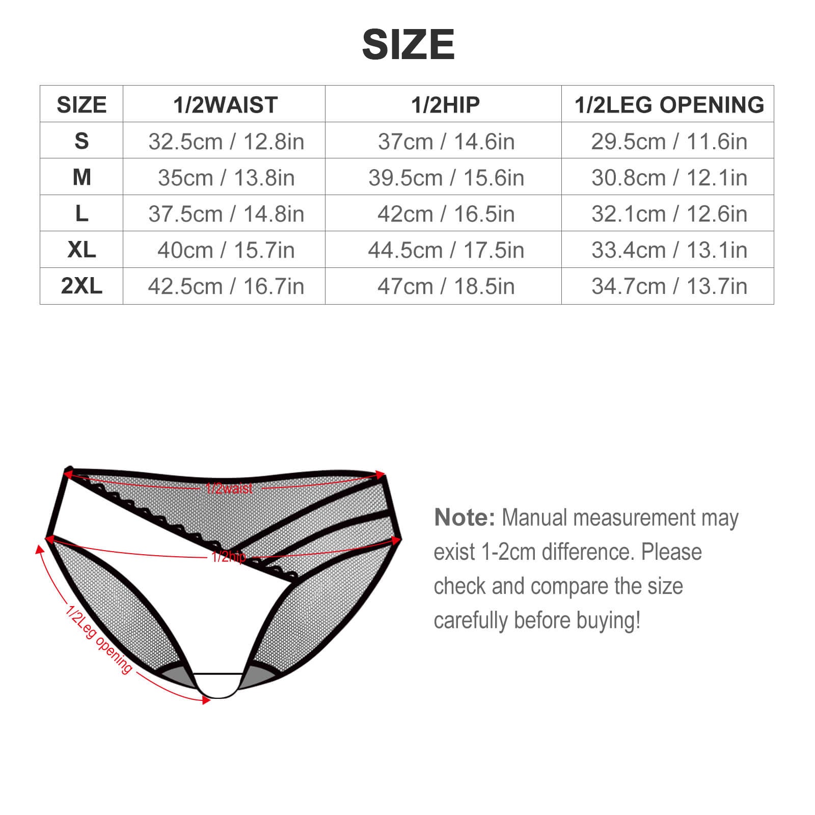 Multi-Strap Lace Briefs(All-Over Printing) - Red Rose